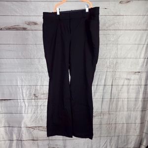 Black elastic waist work pants. NWOT.